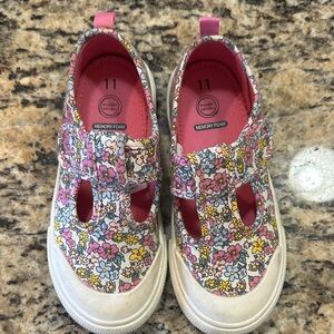 Wonder Nation Pink Floral Kids Sneakers
